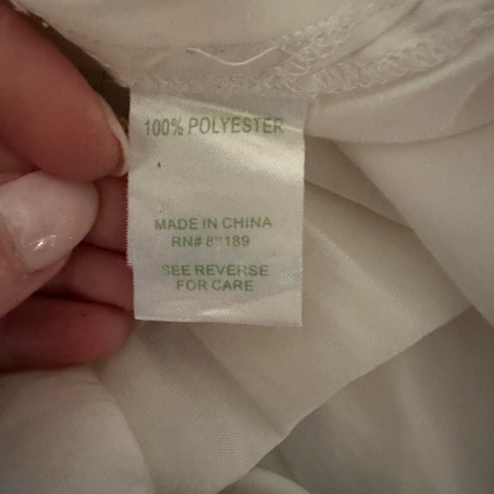 LAST CHANCE! Lilly Pulitzer White Blouse Size M - Picture 4 of 6